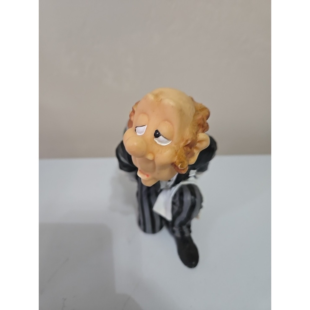 Vtg James The Butler Wine Bottle‎ S/P  Spirits Bottle Holder/Stand 1990 Decor